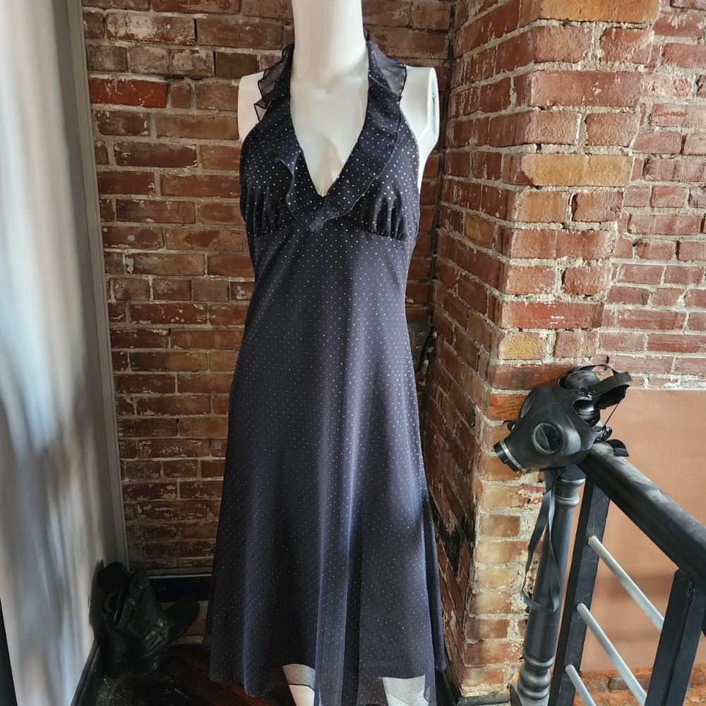 Beautiful Vintage Studded Betsey Johnson Halter Dress